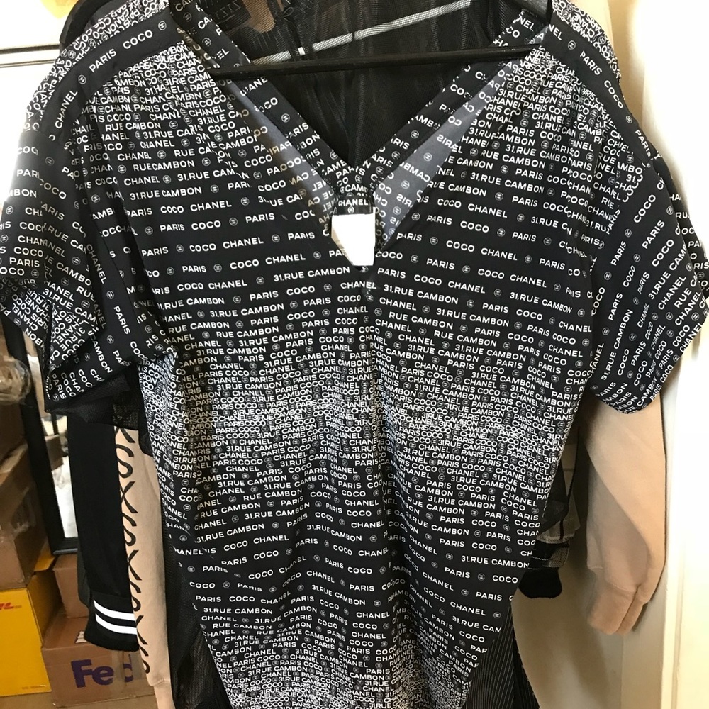 Chanel fitted shirt dress